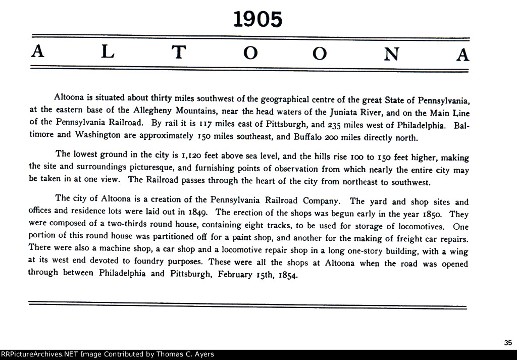 "World Famous Horseshoe Curve," Page 35, 1973